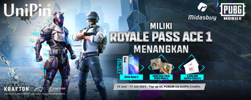 [PUBGM] Beli Royale Pass Ace 1 Sekarang! Dapatkan 3 Smartphone, 5 JT UniPin Credits & Skin Trial PUBG Mobile Untuk Para Pemenang!